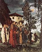Albrecht Altdorfer St Florian Taking Leave of the Monastery Spain oil painting artist